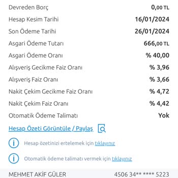 Yapı Kredi Kredi Kartı Kart Aidat Ücreti İadesi