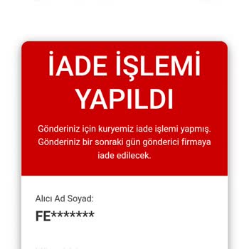 AGT Kurye (aynigunteslim.com) İade Karmaşası Ve Çift Ödeme Sorunu