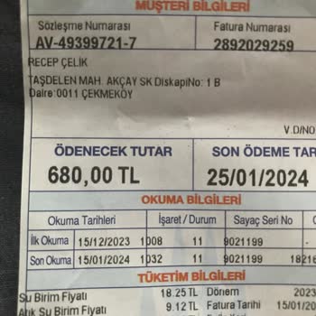 İSKİ Fatura Şişiriliyor