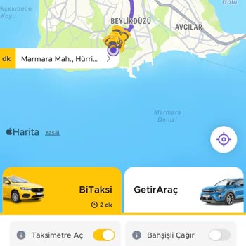 BiTaksi Sürücüsü Uygulamada Gösteren Paranın Fazlasını Talep Etmiştir