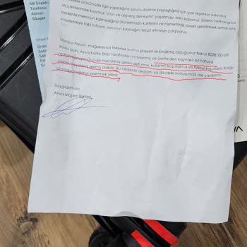 Avva Üretim Hatalı Bavulu Değiştirmedi