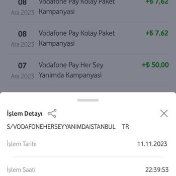 Vodafone Pay 11.11 Kampanyası Ödülünü Yüklemedi