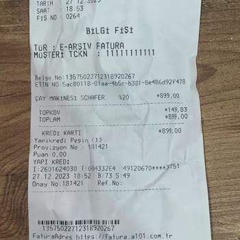 Schafer Çay Keyfi Çaycı Ayıplı Mal Satışı