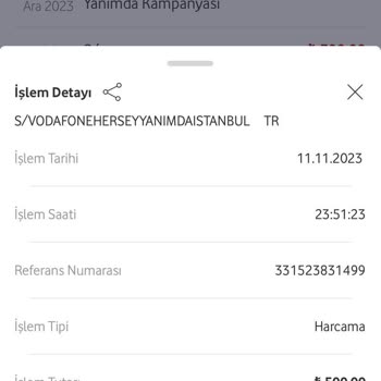 Vodafone Pay 11.11 Kampanyası 100 TL İadeyi Hesaplara Yatırmadı