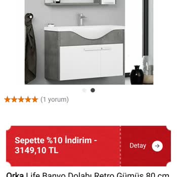 Koçtaş Banyo Dolabı İnternet Satış