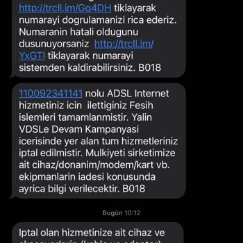 Superonline Aboneliği İptalinde Modem Teslimi İçin Mesaj Gelmeden Fatura Kestiler