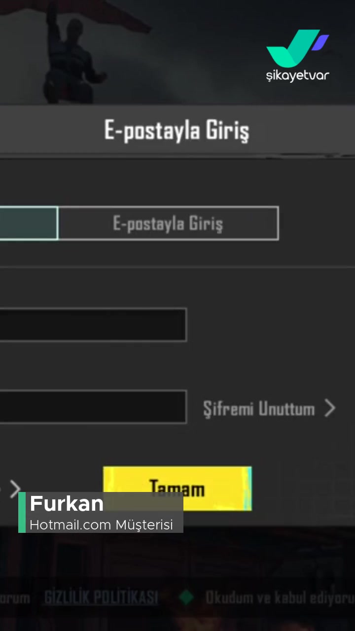 Hotmail.com Başka Bir Hesap Verin Ya Da Para İadesi Yoksa Mahkemeye Başvuracağım videonun kapak resmi