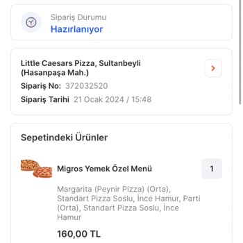 Migros Yemek Siparişim Gelmedi Canlı Bağlantıya Bağlanamıyorum