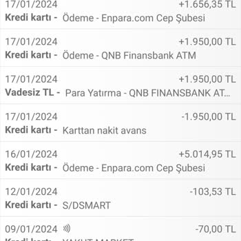 QNB Finansbank Nakit Avans Saçmalığı