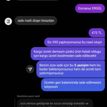 Brillen Mitte Hatalı Ürünün Eksik İadesi
