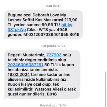 Watsons Puan Kullanamama Sorunu