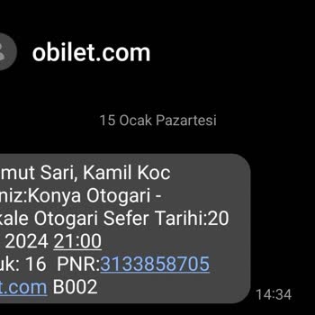 Kamil Koç Bozuk Koltukta Rahatsız Seyahat
