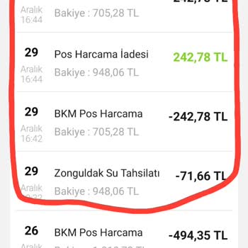 Şok Marketler Marketten Hatalı Çekim Sonucu İade Bekleyişi