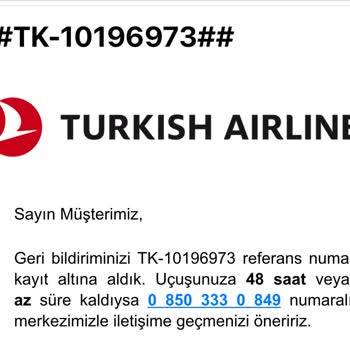 THY Ameliyat Sebebiyle Erteleyememe