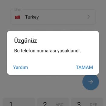 Telegram Giriş Yapamıyorum Numara Engellendi Diyor