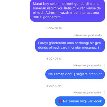 Murat Sakaoğlu'na Sipariş Verdim. Dönüş Yok.