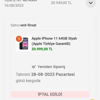 Wnt.com.tr  Para İadesi Yapmıyor