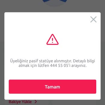 TikTak Kirala Hesabım Neden Pasif? Yardım Bekliyorum!