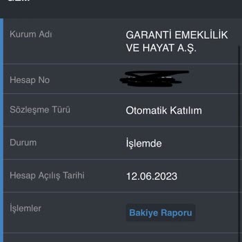 Garanti BBVA Takasbank BES İptal Edemiyorum