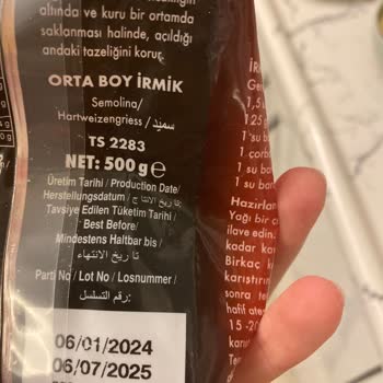 Nuh'un Ankara Makarnası Ankara İrmik Siyahlık