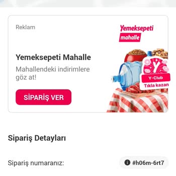 Yemeksepeti Sipariş Teslim Sıkıntısı