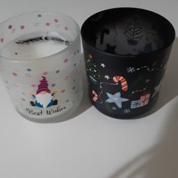 Rakle Kokulu Bardak Mumları