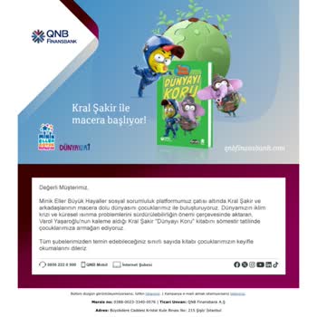 QNB Finansbank Kral Şakir Karne Hediyesi