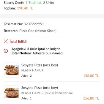 Trendyol Yemek Trendyolgo Para İadesi Yapmıyor