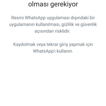 Whatsapp Aero WhatsApp İhlal Yedim