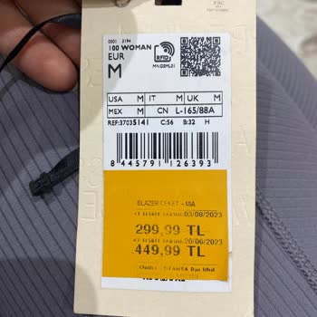 Mango Etiket-kasa Fiyat Farkı