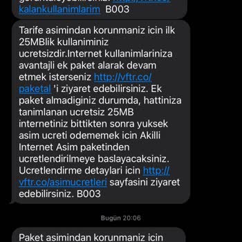 Vodafone Akıllı Aşım Paketi