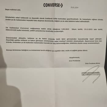 Converse Ayakkabıda Renk Atması