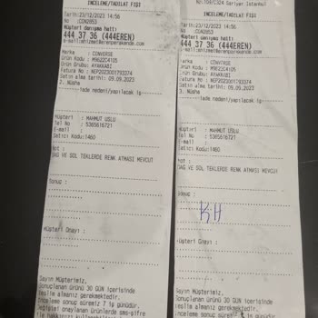 Converse Ayakkabıda Renk Atması