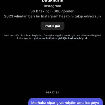 Huriş Butik Ödemesi Yapılan Ama Teslim Edilmeyen Ürünler!