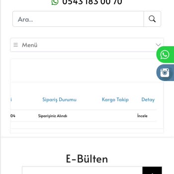Huriş Butik Ödemesi Yapılan Ama Teslim Edilmeyen Ürünler!