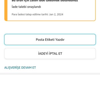 Amazon Trambolin Sipariş Ettim Para İade Olmadı