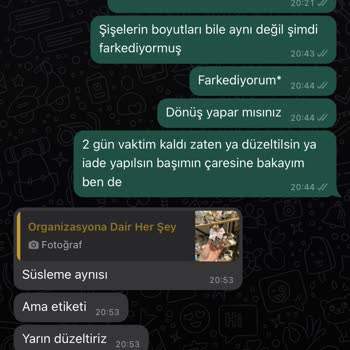 Organizasyona Dair Herşey (organizasyonadairhersey_) Organizasyona Dair Her Şey Firması Paramı Göndermiyor