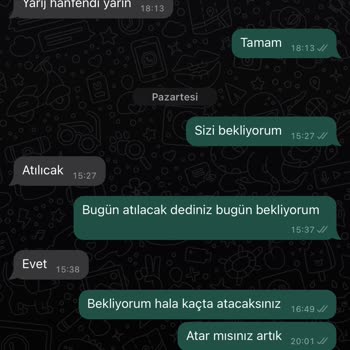 Organizasyona Dair Herşey (organizasyonadairhersey_) Organizasyona Dair Her Şey Firması Paramı Göndermiyor