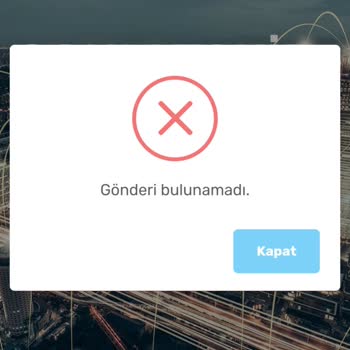 KARGOMsende Sendeo Kargo Gönderi Bulunamadı