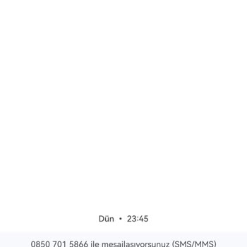 0850 701 58 66 Bilinmeyen Numaradan Gelen Aktivasyon Kodu Şikayeti