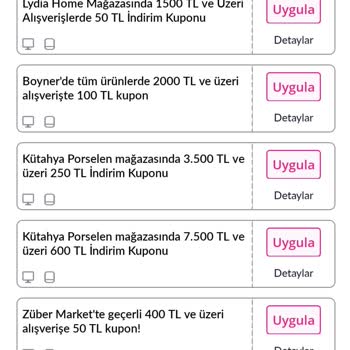 Pazarama Alışveriş Uygulaması Kupon Kullandırtmıyor