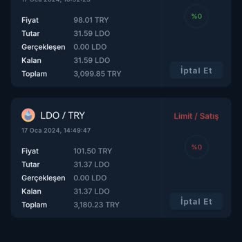 BTCTURK BTC Para Kaybetme