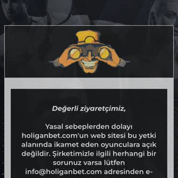 Holiganbet Erişim Engeli Var