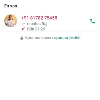 WhatsApp Yurt Dışı Arama