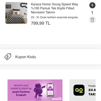 Karaca Home Online Mağaza Tek Ürün İki Fiyat