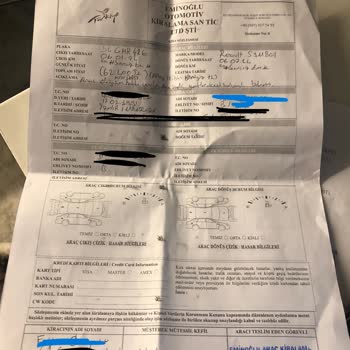 Eminoğlu Otomotiv Araç Kiralama Hüsranı