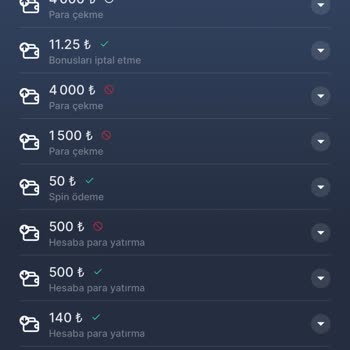 7Slots Para Çekme İşlemi