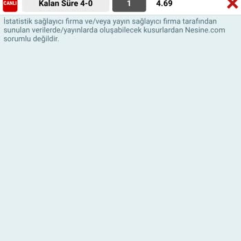 Nesine Yanlış İşlem Ve Sonuçlandırma
