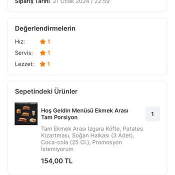 Köfteci Yusuf Para İadesini İstiyorum