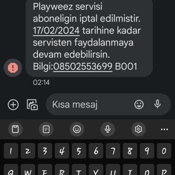 Playweez Bilgim Dışında Abonelik